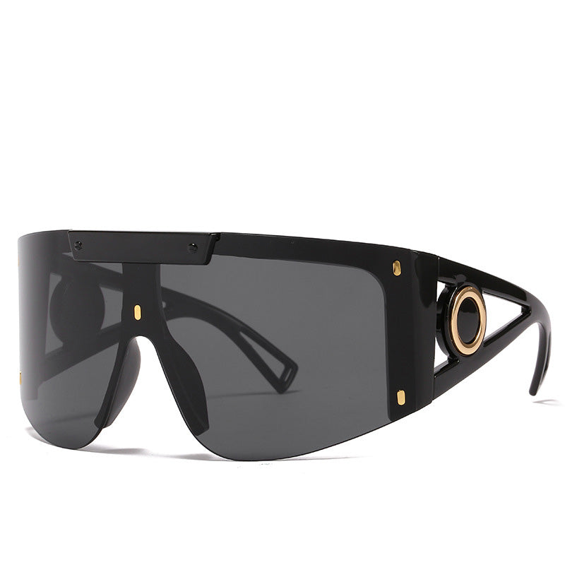 Oversized Luxury Goggle Sunglasses