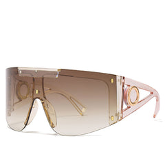 Oversized Luxury Goggle Sunglasses