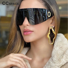 Oversized Luxury Goggle Sunglasses