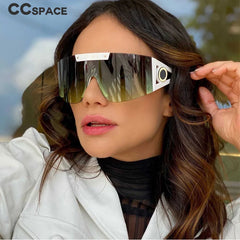 Oversized Luxury Goggle Sunglasses