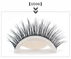 Glue-free Self-adhesive Strip 5d False Eyelashes