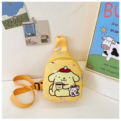 PAW Patrol Children's Chest Bag Baby Boy Girl Cute Mini Outdoor Shoulder Bags Small Cartoon Chase Skye Dog Kid Zipper Wasit Bag