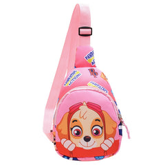 PAW Patrol Children's Chest Bag Baby Boy Girl Cute Mini Outdoor Shoulder Bags Small Cartoon Chase Skye Dog Kid Zipper Wasit Bag